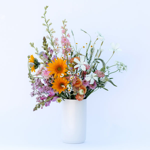 Wild Flower Wrapped Bouquet or Vase