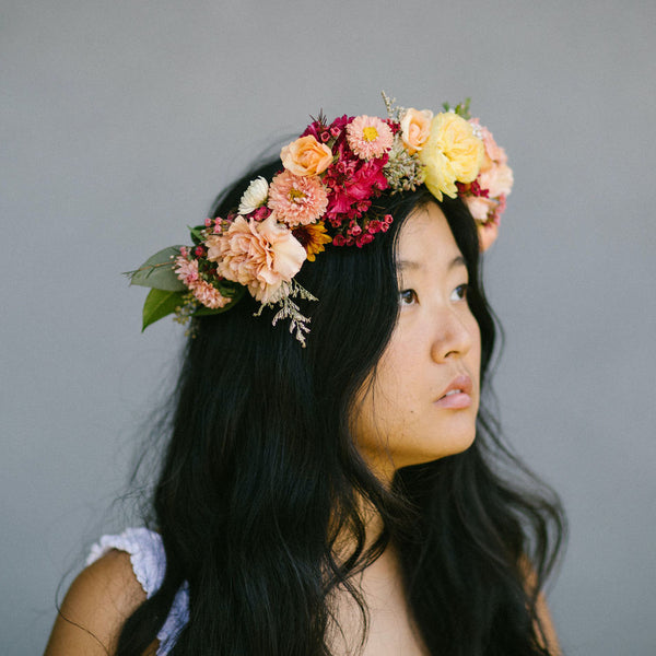 Full Floral Head Piece