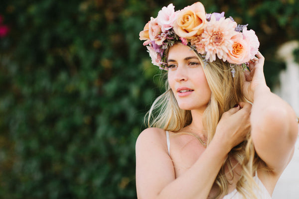 Full Floral Head Piece