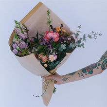 Load image into Gallery viewer, Lush Seasonal Wrapped Bouquet