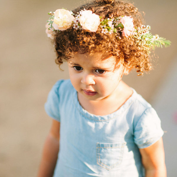 Dainty Crown with Cluster of Blooms