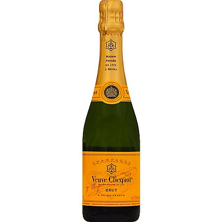 Bottle of Veuve Clicquot